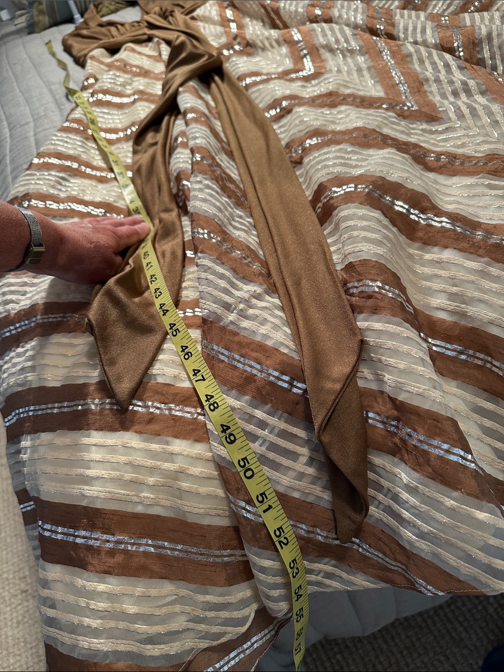 Vintage Halter Maxi Dress with Full Skirt - Picture 8 of 14